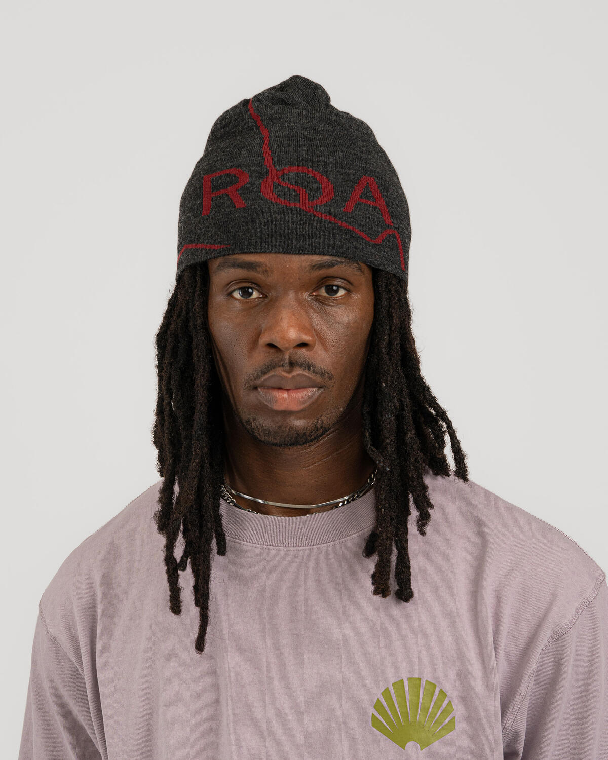 ROA Logo Wool Beanie | RBUW288YA12-ANT0001 | AFEW STORE